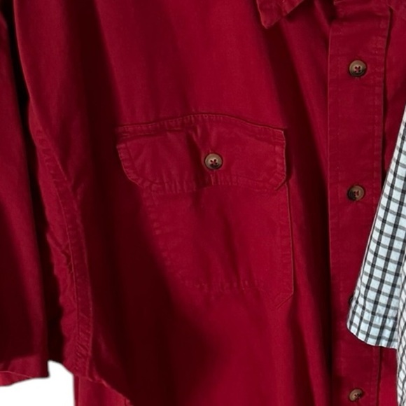 Wrangler Classic Red and Checkered Men's Shirts XL - Picture 7 of 9